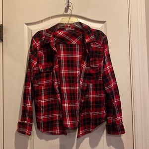 Red plaid flannel
